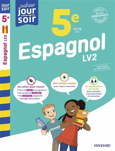 Espagnol LV2 5e, 12-13 ans : conforme au programme