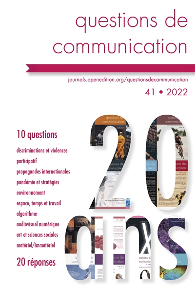 Questions de communication, n° 41. 20 ans : 10 questions, 20 réponses