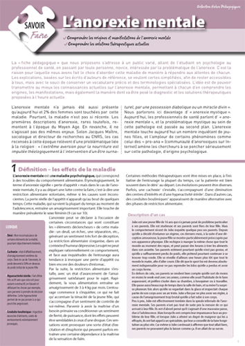 L'anorexie mentale