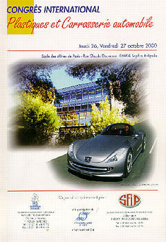 Plastiques et carrosserie automobile : congrès international, jeudi 26, vendredi 27 octobre 2000