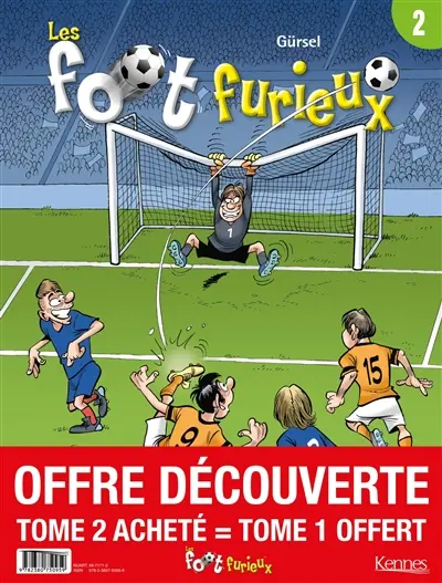 Foot furieux : offre découverte : tome 2 acheté, tome 1 offert