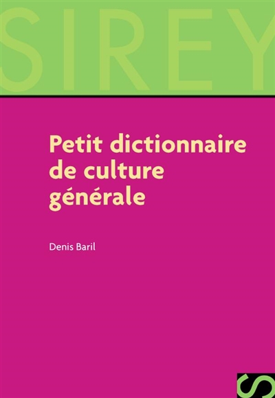 Petit dictionnaire de culture générale