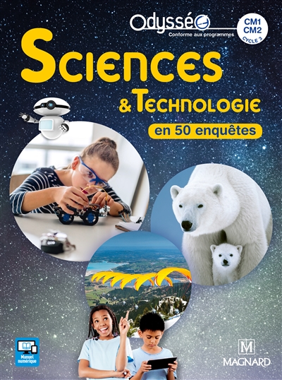 Sciences & technologie en 50 enquêtes, CM1, CM2, cycle 3