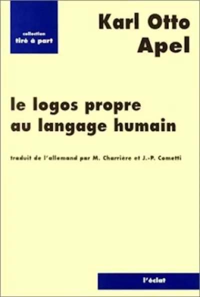Le Logos propre au langage humain