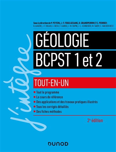 Géologie tout-en-un : BCPST 1 et 2