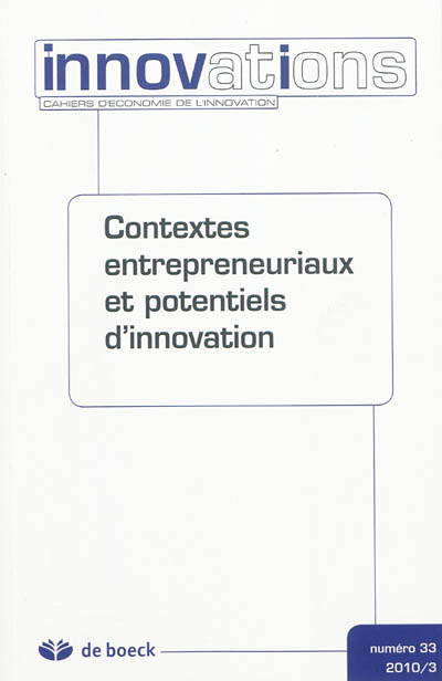 Innovations, n° 33....