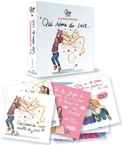 Qui sème du love... : 25 cartes postales