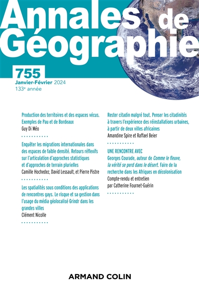 Annales de géographie, n° 755
