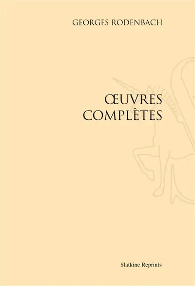 Oeuvres complètes
