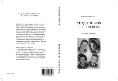 Ce que je suis je leur dois Ce que je suis je leur dois