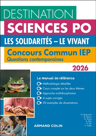 Concours commun IEP :...