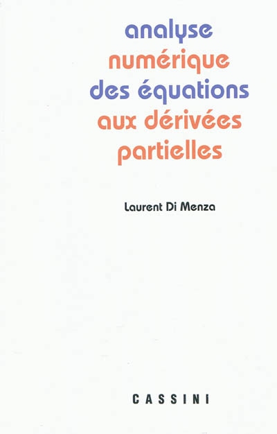 Analyse numérique des équations aux dérivées partielles
