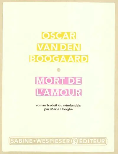Mort de l'amour