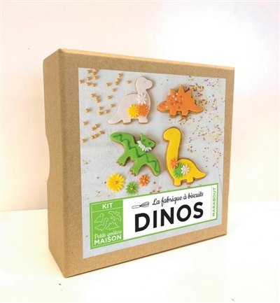 La fabrique à biscuits : dinos : kit petits goûters maison