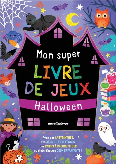 Halloween : mon super livre de jeux