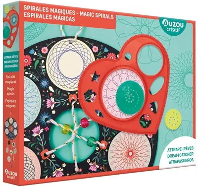 Spirales magiques : attrape-rêves. Magic spirals : dream catcher. Espirales magicas : atrapasuenos