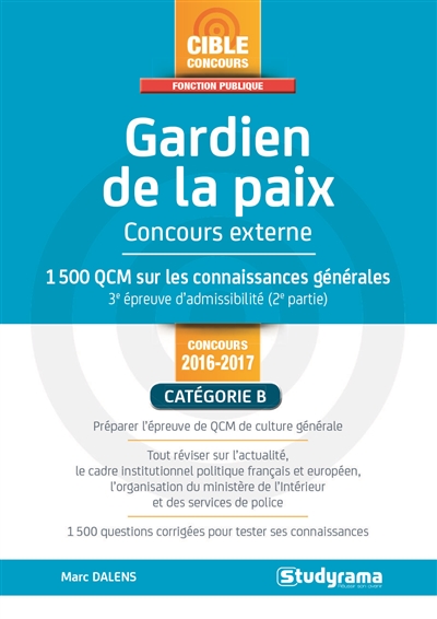 Gardien de la paix,...