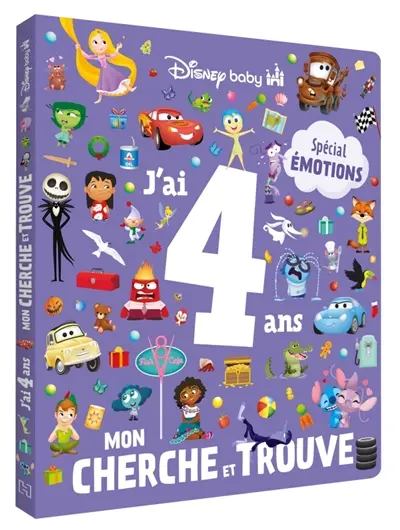 J'ai 4 ans : mon cherche et trouve : spécial émotions