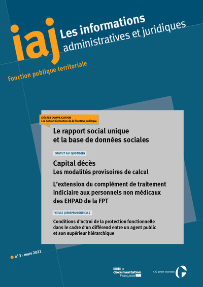Informations administratives et juridiques, n° 3 (2021)