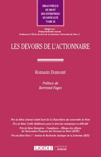 Les devoirs de l'actionnaire