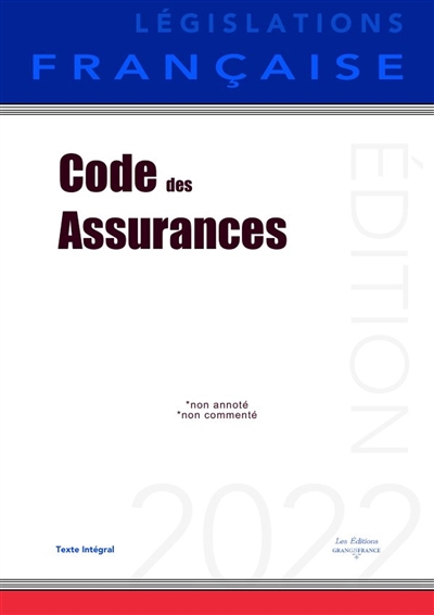 Code des assurances : Non annoté