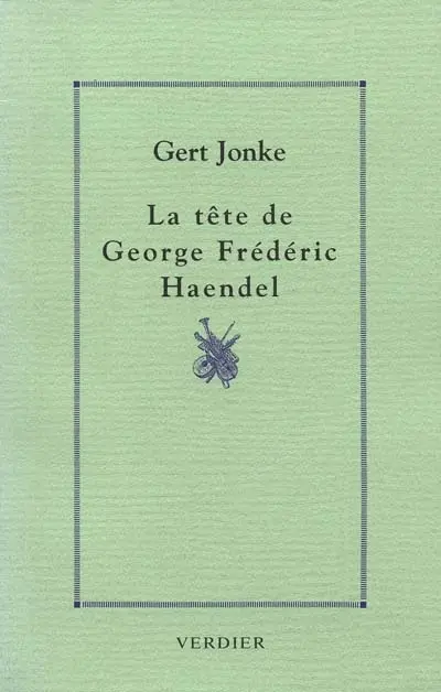 La tête de George Frédéric Haendel