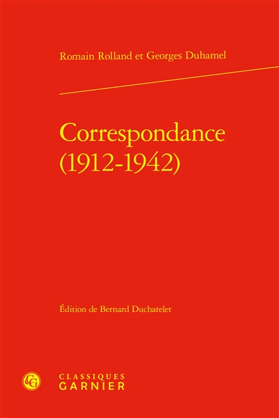 Correspondance (1912-1942)