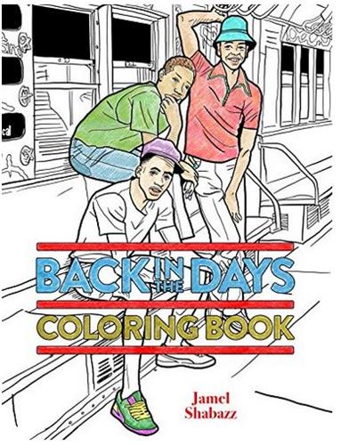 Jamel Shabazz Back in the Days Coloring Book