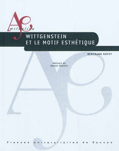 Wittgenstein et le motif esthétique