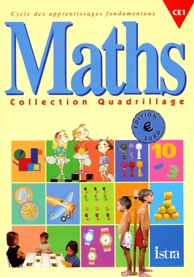 Maths, CE1, cycle des apprentissages fondamentaux : fichier élève, euro