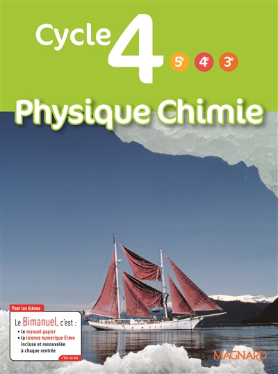 Physique chimie cycle 4, 5e, 4e, 3e : programme 2016 : bimanuel