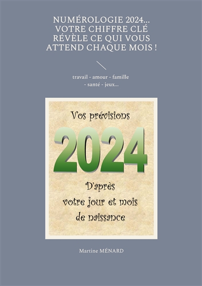 Numérologie 2024... Votre...