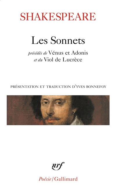 Les sonnets. Vénus et Adonis. Le viol de Lucrèce