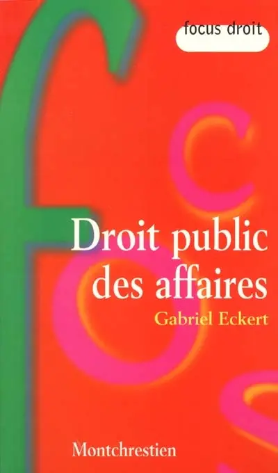 Droit public des affaires