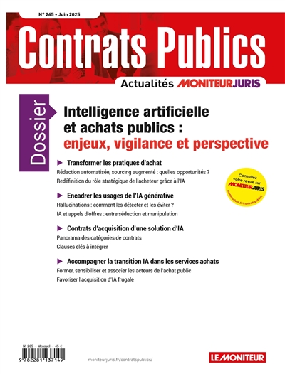 Contrats publics,...