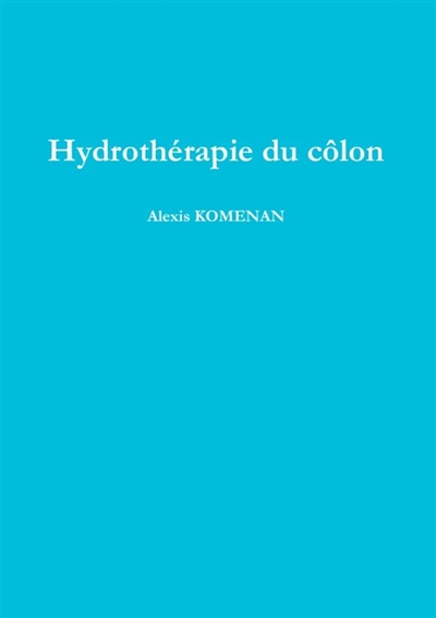 Hydrothérapie du côlon