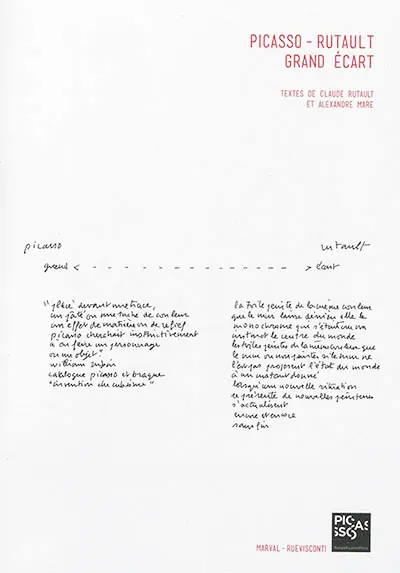 Picasso-Rutault, grand écart