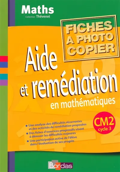 Aide et remédiation CM2 : fichier photocopiable
