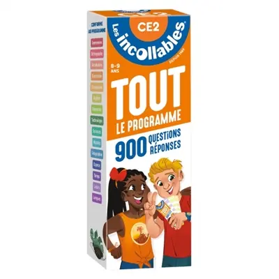 Les incollables : tout le programme, 900 questions réponses : CE2, 8-9 ans