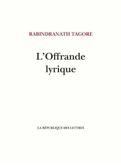 L'offrande lyrique