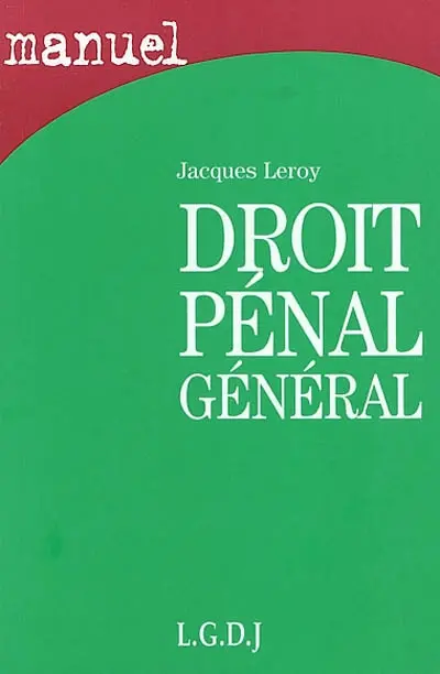 Droit pénal général