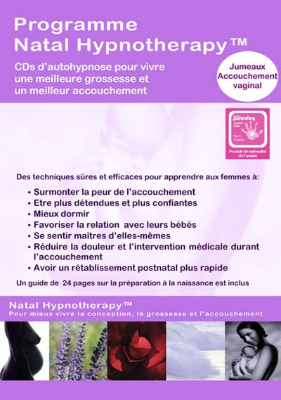 Programme de Natal hypnotherapy (préparation pour la naissance de jumeaux, accouchement vaginal) : programme audio d'autohypnose