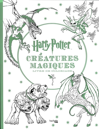 Harry Potter : créatures magiques : livre de coloriage