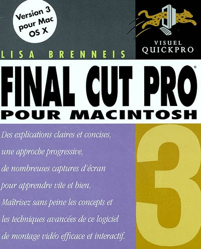 Final Cut Pro 3 pour Macintosh