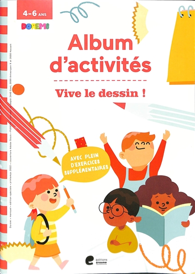 Vive le dessin ! : album d'activités, 4-6 ans