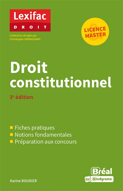 Droit constitutionnel : licence, master
