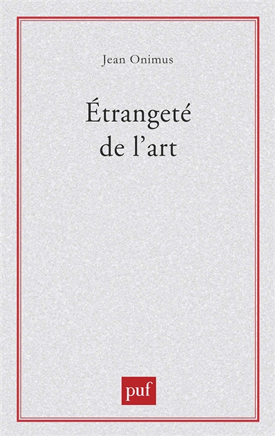 Etrangeté de l'art
