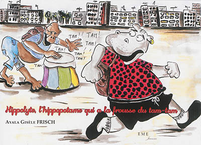 Hippolyte, l'hippopotame qui a la frousse du tam-tam