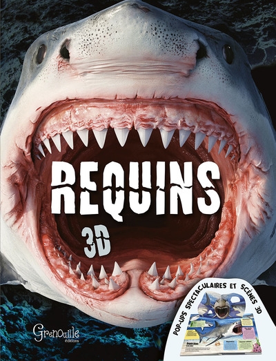 Requins 3D : pop-up spectaculaires et scènes 3D