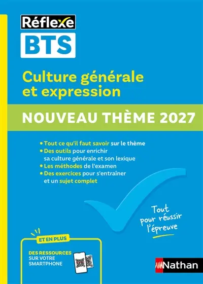Culture générale et expression, BTS (TP) : nouveau thème 2027